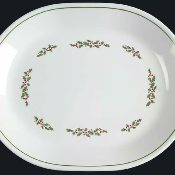 Corelle Dining Corelle Set Of 8 Holly Days Vintage Holiday Dishes
